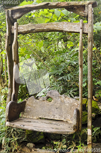 Image of Wooden Swing