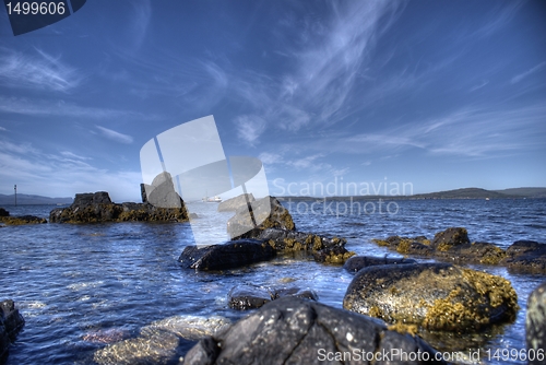 Image of Skye island sea landscape