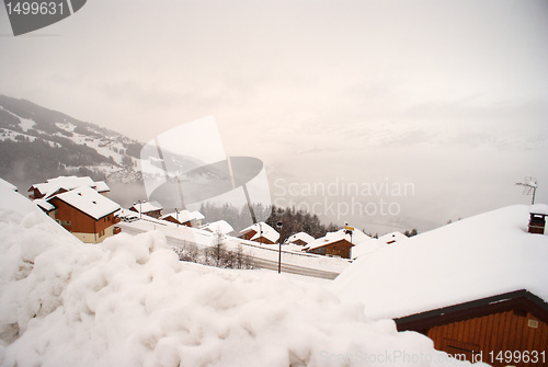 Image of Ski resort landscape