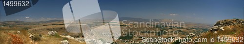 Image of Galilee landscape panorama
