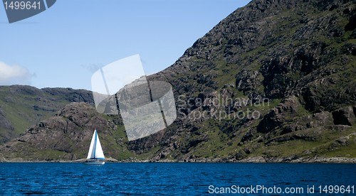 Image of Skye island sea landscape