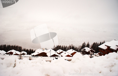 Image of Ski resort landscape