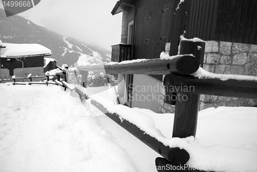 Image of Ski resort landscape