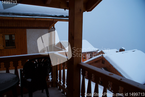 Image of Ski resort landscape