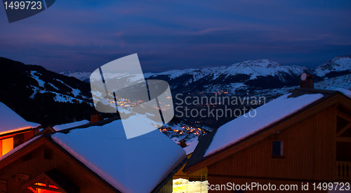 Image of Ski resort landscape