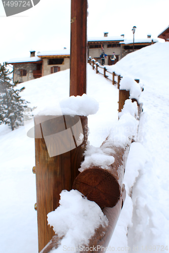 Image of Ski resort landscape