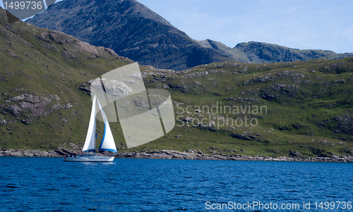 Image of Skye island sea landscape