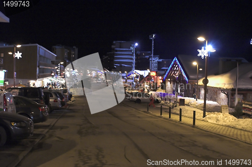 Image of Alpe D'Huez ski village 