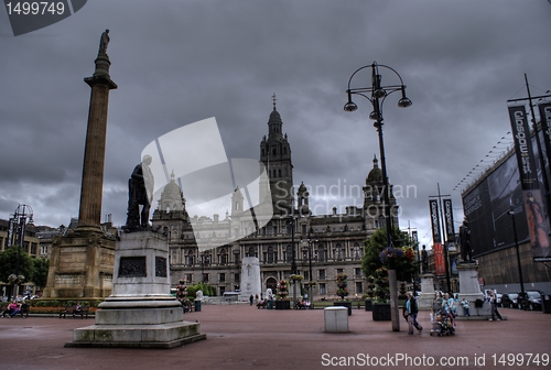 Image of Glasgow street and square