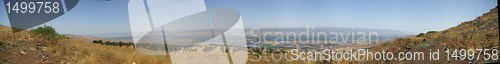 Image of Galilee landscape panorama