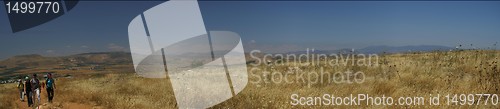 Image of Galilee landscape panorama