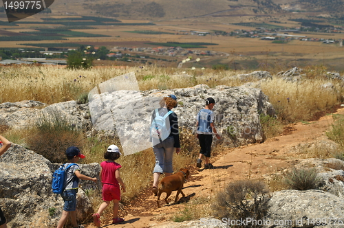 Image of Galilee landscape - hiking with children