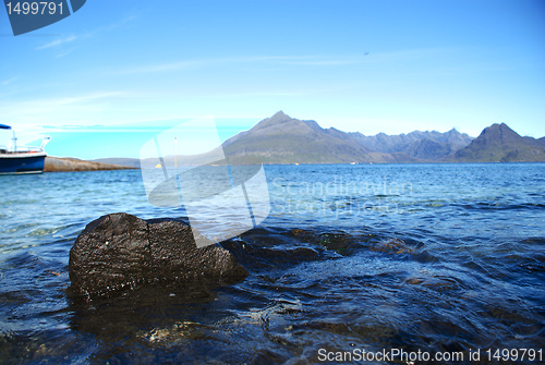 Image of Skye island sea landscape