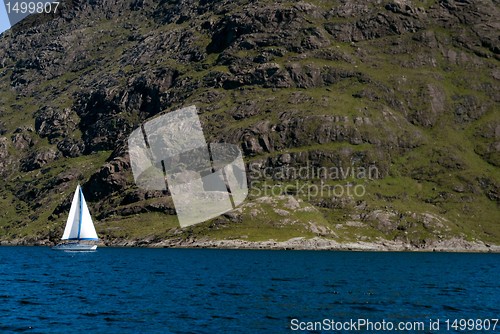 Image of Skye island sea landscape