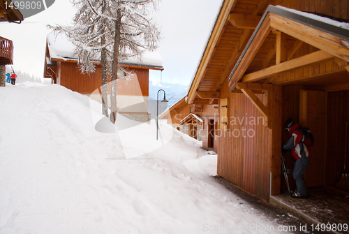 Image of Ski resort landscape