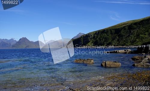 Image of Skye island sea landscape