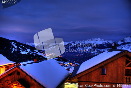 Image of Ski resort landscape