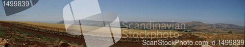 Image of Galilee landscape panorama