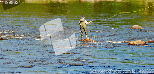 Image of Fishing in river