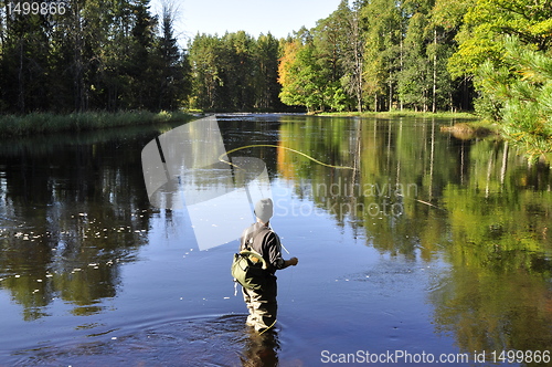 Image of Fishing in river