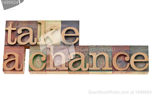 Image of take a chance encouragement