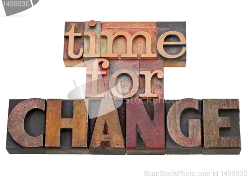 Image of time for change