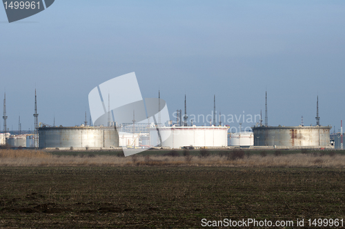 Image of Storage tanks of petroleum products