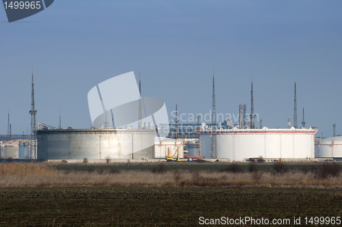 Image of Storage tanks of petroleum products