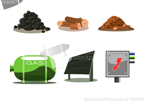 Image of Icons Set - Fuel