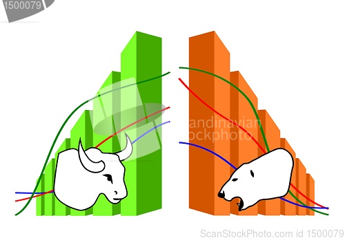 Image of Commodity, Forex trading vector