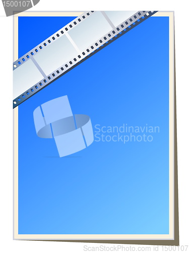 Image of Blank photo, video template