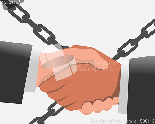 Image of Business people handshake