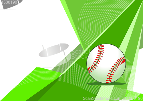 Image of Baseball, abstract design