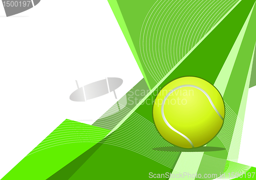 Image of Tennis, abstract design