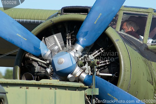 Image of Biplane engine