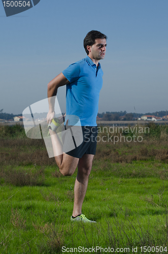 Image of Runner exercising