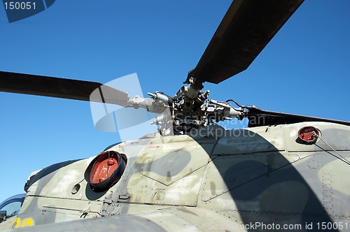 Image of Army helicopter details