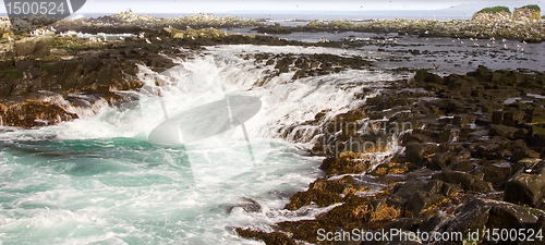 Image of Big wave on shore