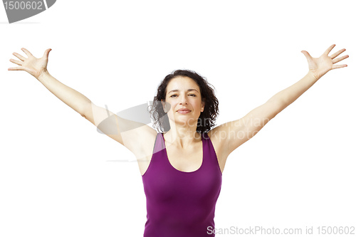 Image of women arms open