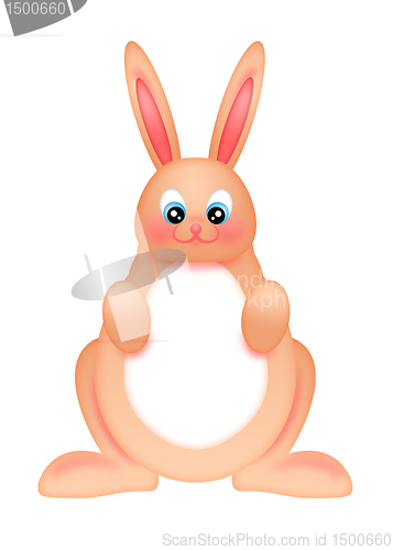 Image of Happy Easter Bunny Rabbit Illustration