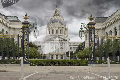 Image of Stormy Sky over San Francisco City Hall