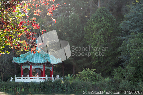 Image of Chinese Pavilion at San Francisco Golden Gate Park