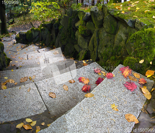 Image of Garden Path Granite Stone Steps