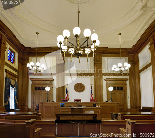 Image of Pioneer Courthouse Courtroom in Portland Oregon Downtown