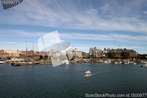 Image of Victoria BC Inner Harbour City Skyline