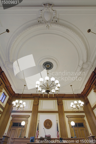 Image of Baroque Ceiling in Pioneer Courthouse
