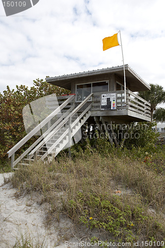 Image of lifeguard station