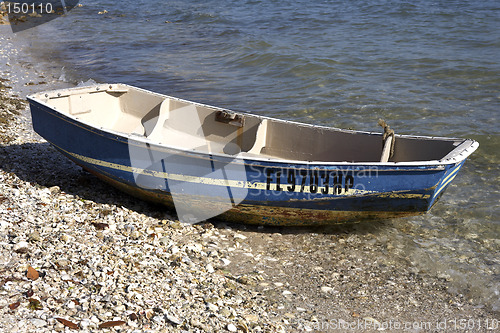 Image of small wooden boat