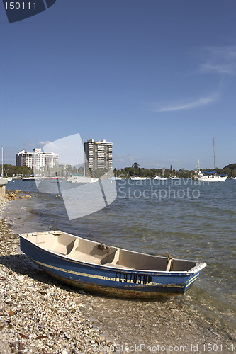 Image of small wooden boat