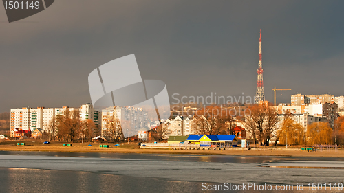 Image of Clouds over the city